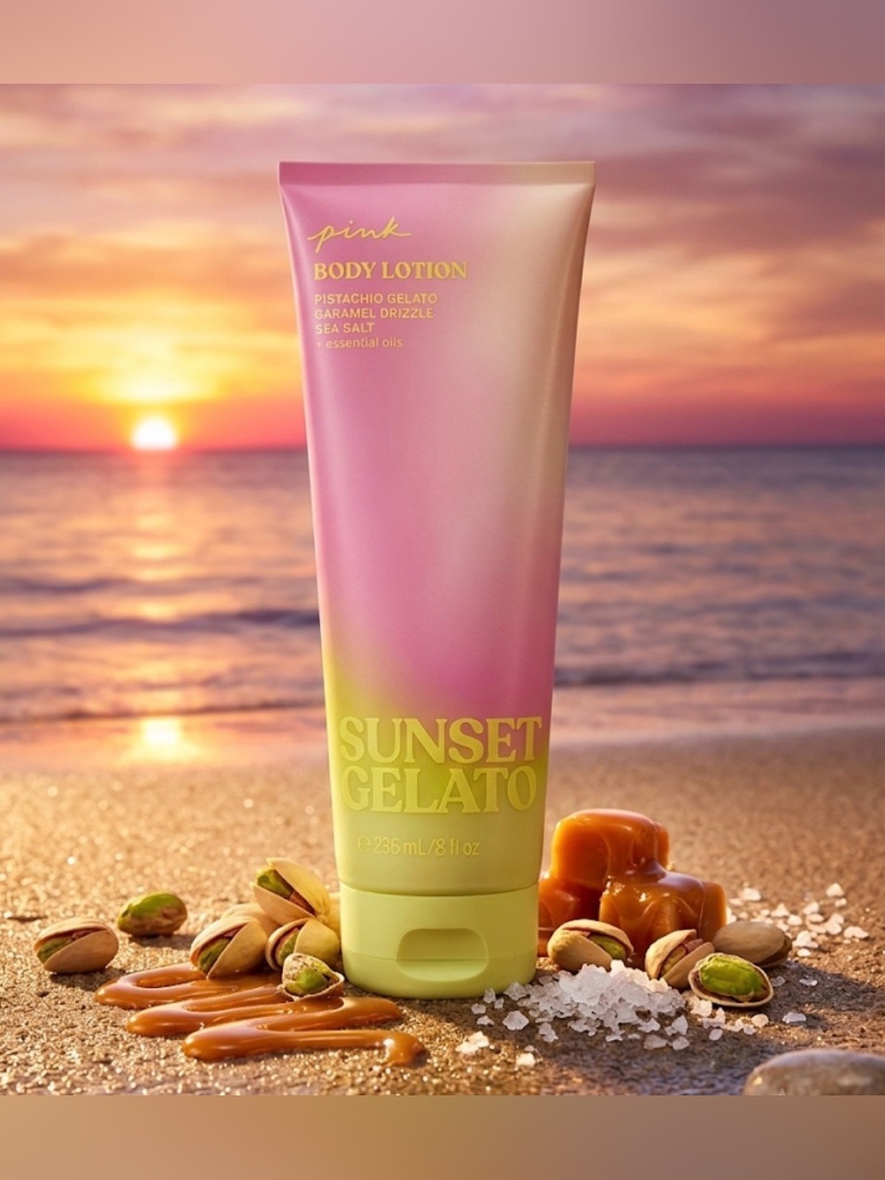 🆕 Sunset Gelato Body Lotion by Victoria's Secret PINK